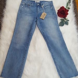 Madewell  boyjean 24 cropped jeans light wash